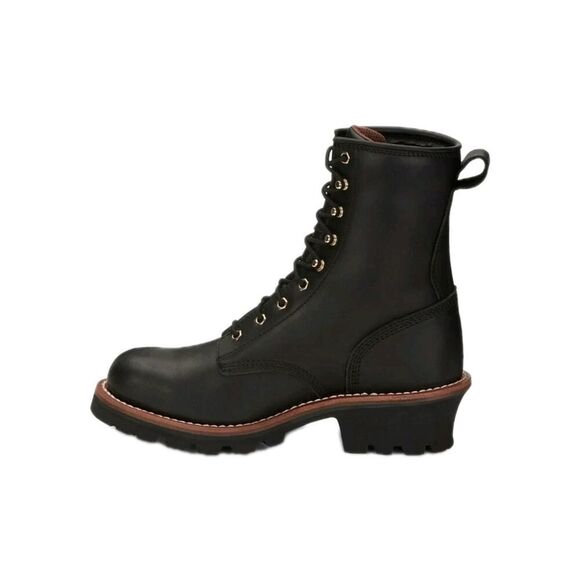 Chippewa Baldor 8 Inch Steel Toe Logger Lace Up Work Mens Black 10.5 73020 main image 4